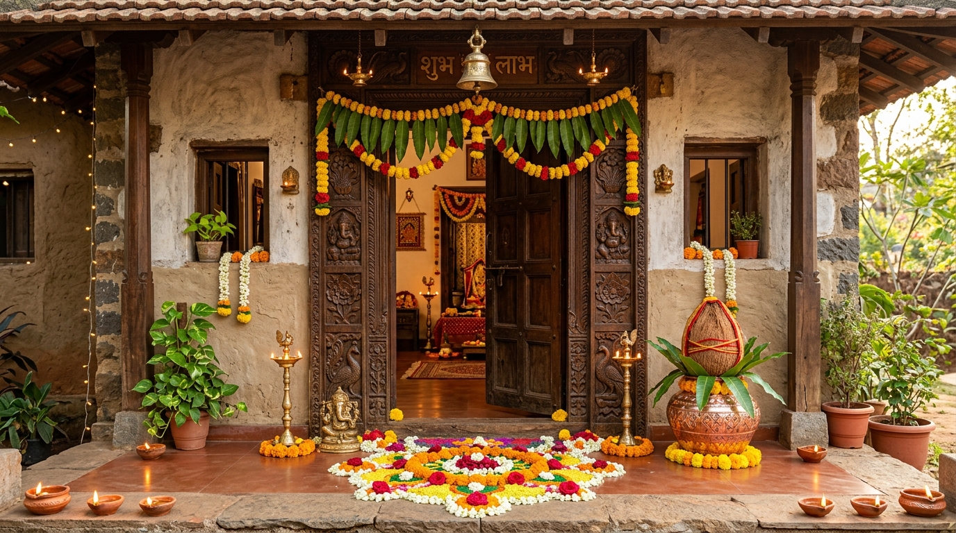 Vastu Shanti Altar & Entrance Decoration